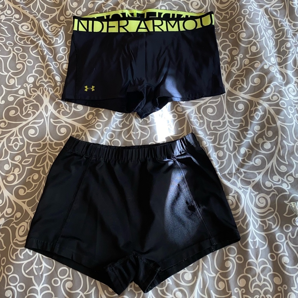 Spandex shorts, set of 2